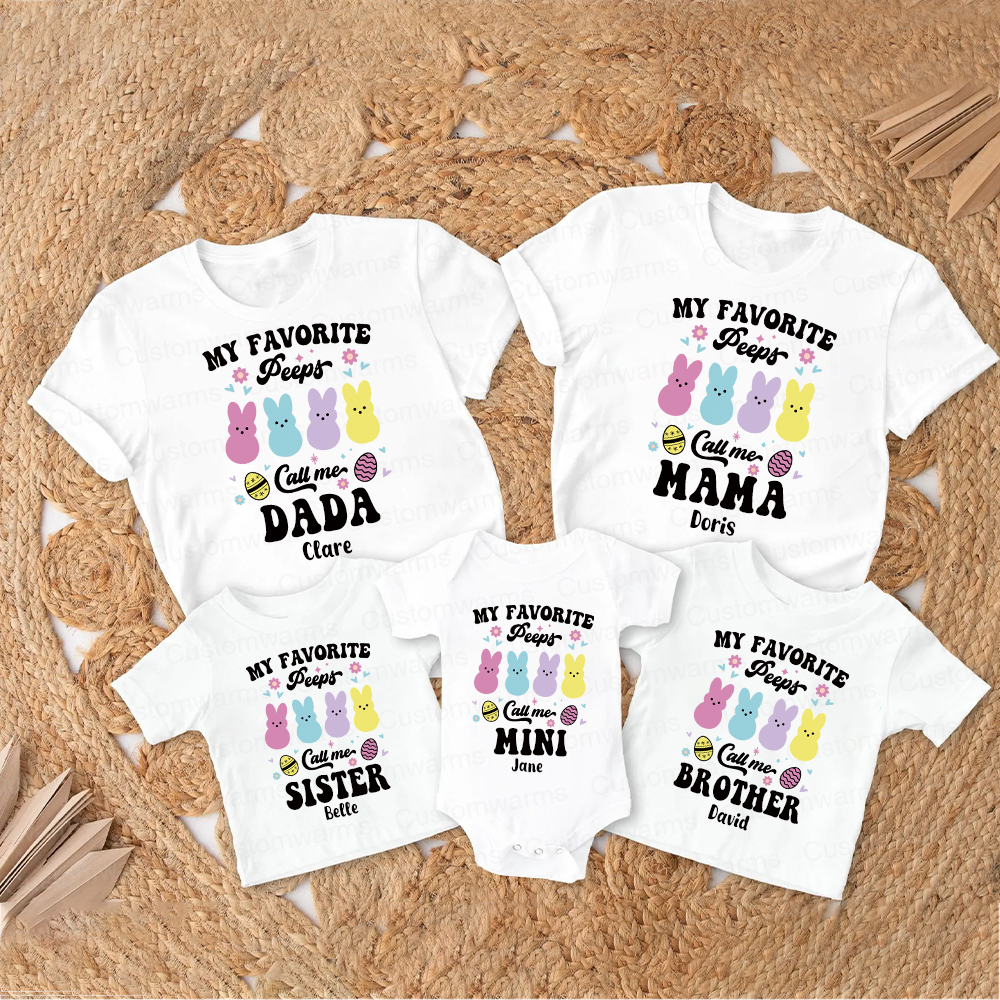 Personalized Family Happy Easter Matching Shirt | CWEaster71
