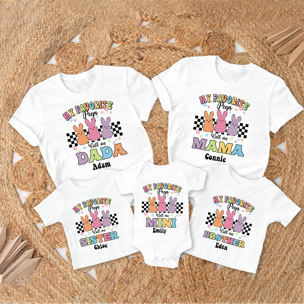 Personalized Family Happy Easter Matching Shirt | CWEaster72