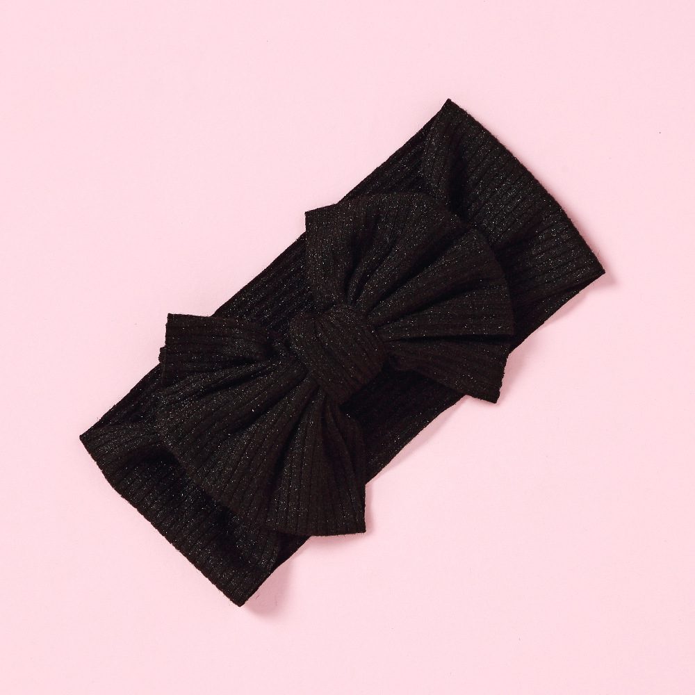 Personalized Embroidery Baby Girl Stretchy Bow Headband | CWBaby208