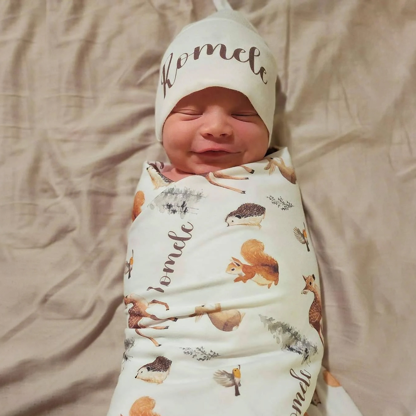 Personalized Baby Swaddle Blanket Set for Comfort & Unique | BBBlanket23