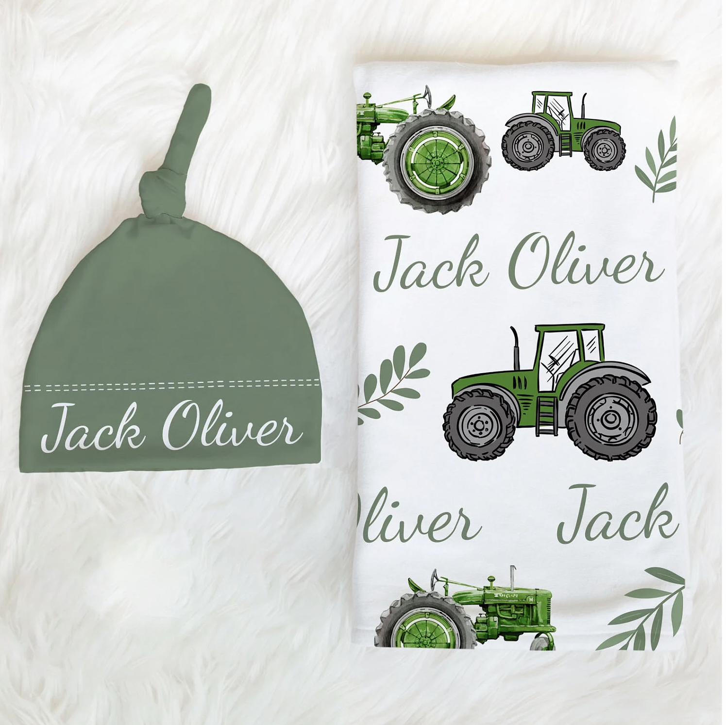 Personalized Baby Swaddle Blanket Set for Comfort & Unique | BBBlanket25