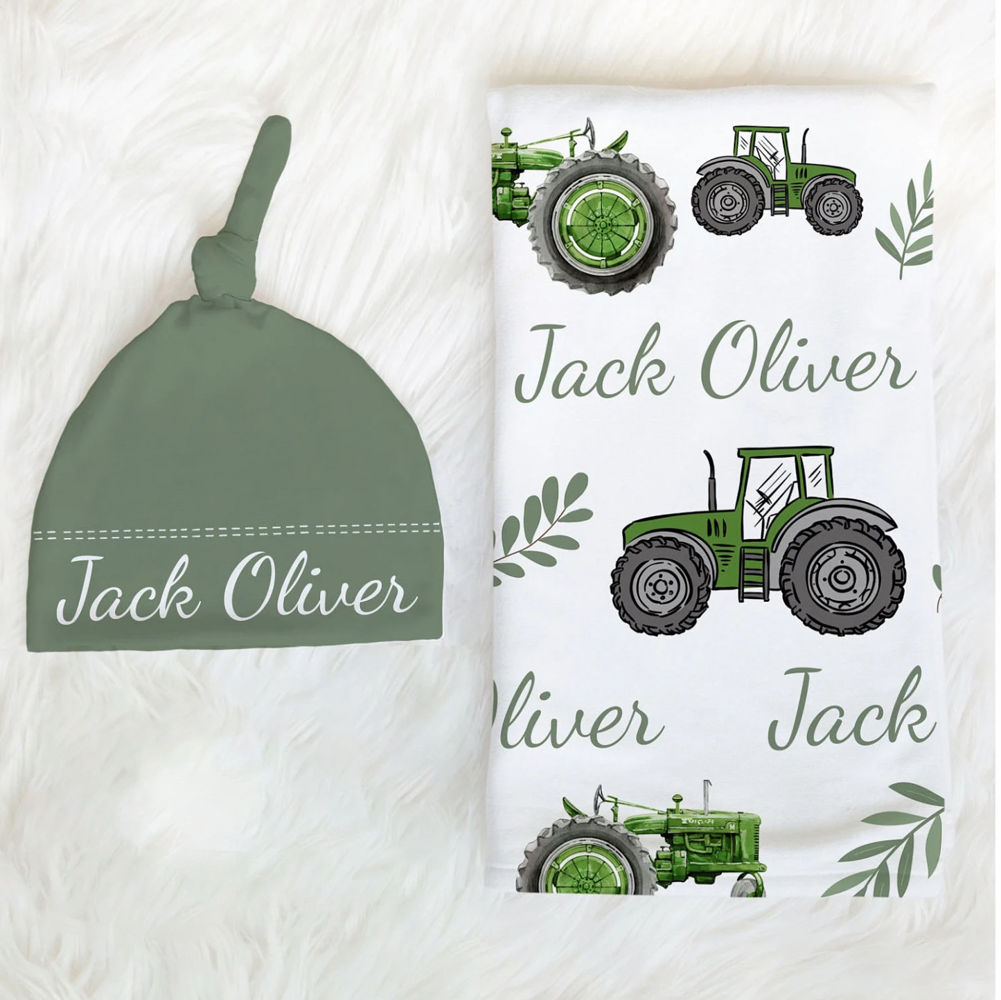 Personalized Baby Swaddle Blanket Set for Comfort & Unique | BBBlanket25