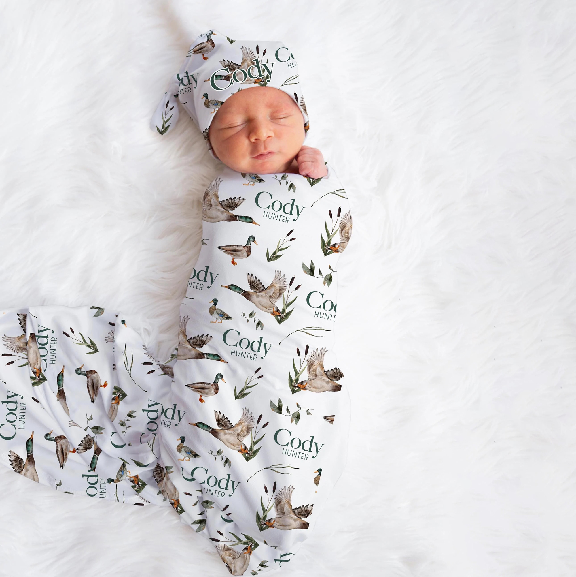 Personalized Baby Swaddle Blanket Set for Comfort & Unique | BBBlanket28