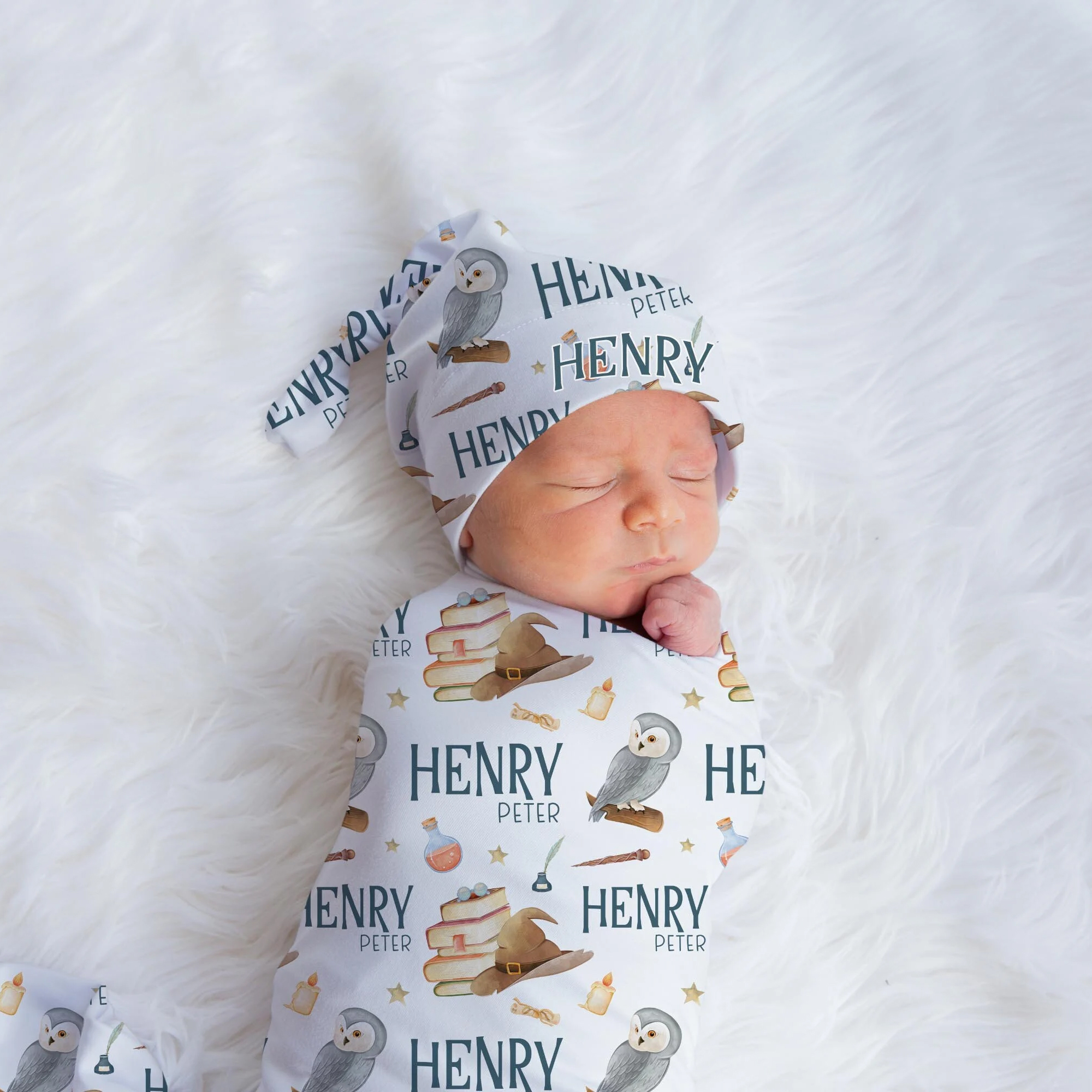 Personalized Baby Swaddle Blanket Set for Comfort & Unique | BBBlanket29