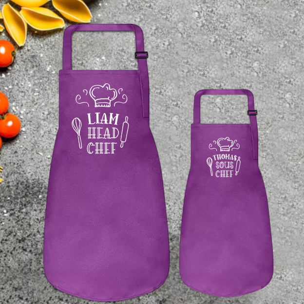 Personalised Multifunctional Waterproof Matching Family Apron | Apron29