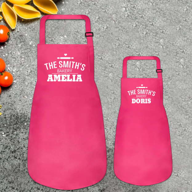 Personalised Multifunctional Waterproof Matching Family Apron | Apron3301