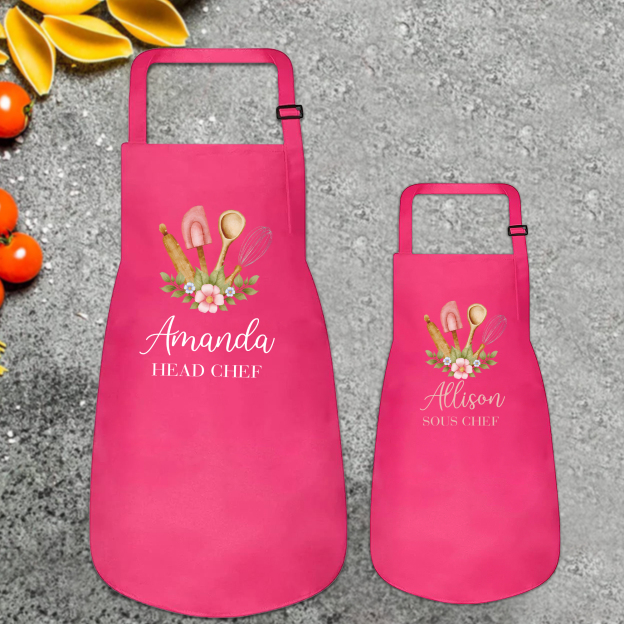Personalised Multifunctional Waterproof Matching Family Apron | Apron37