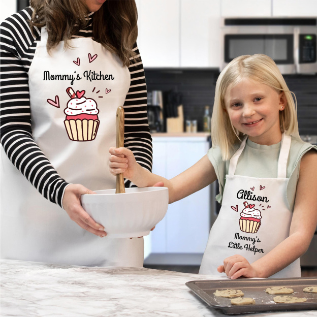 Personalised Multifunctional Waterproof Matching Family Apron | Apron46
