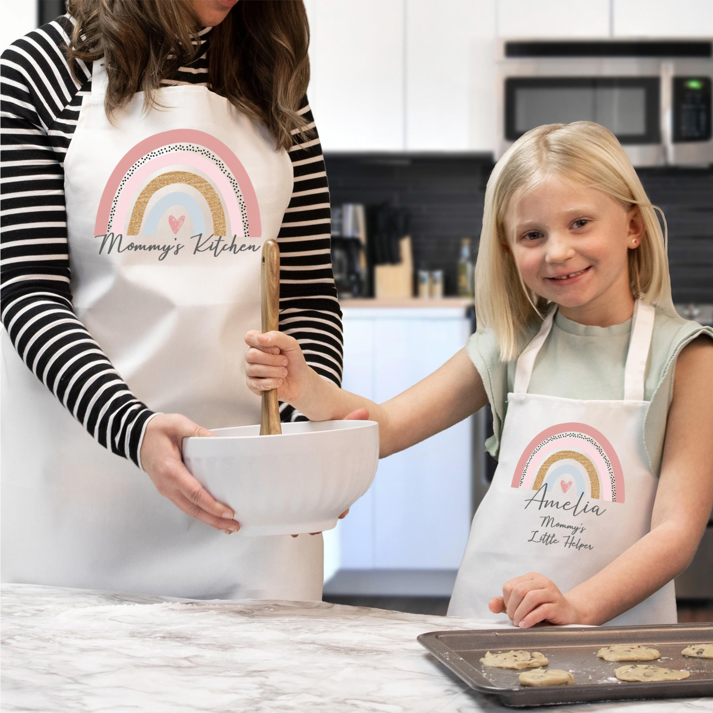 Personalised Waterproof Matching Family Apron | Apron47