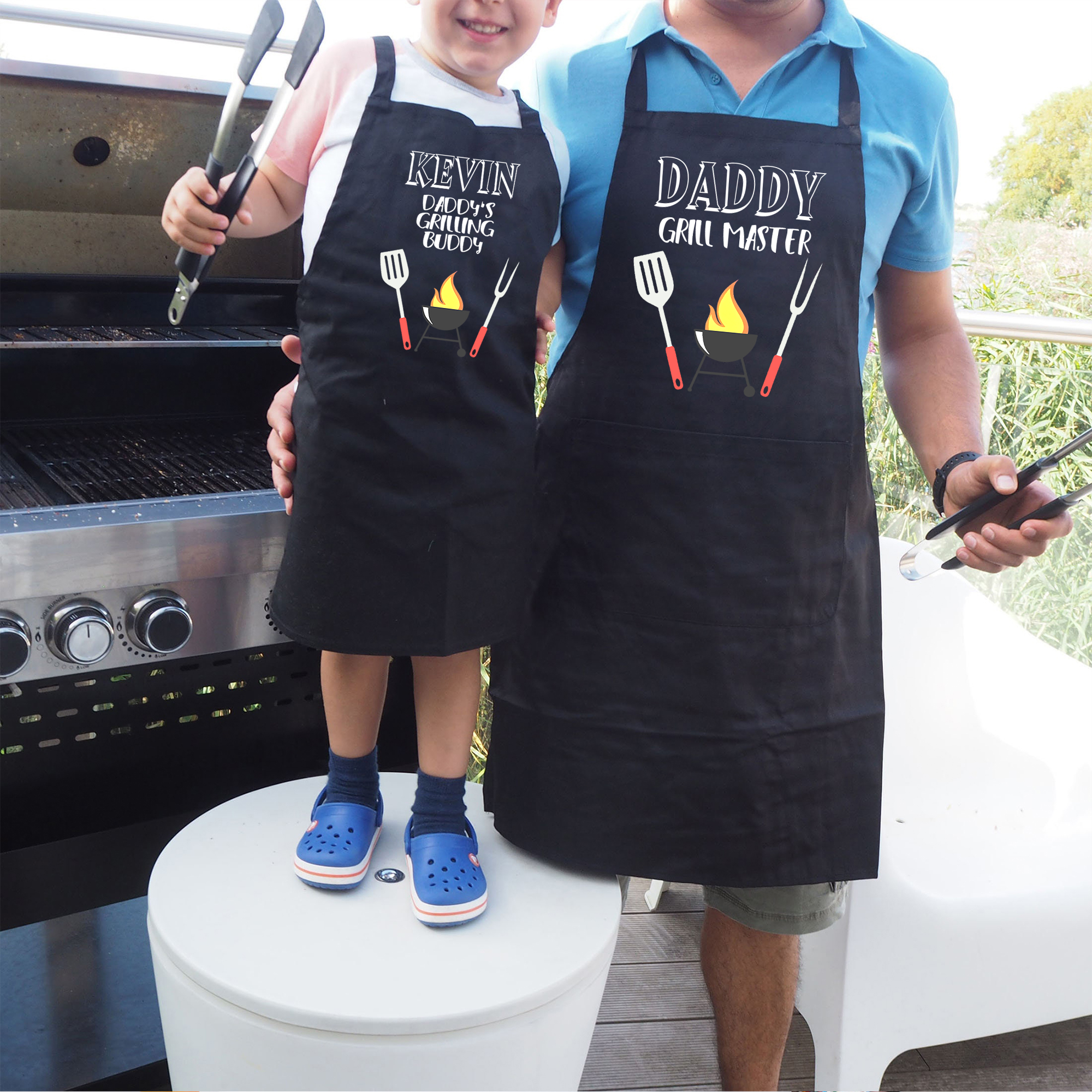 Personalised Multifunctional Waterproof Matching Family Apron | Apron50
