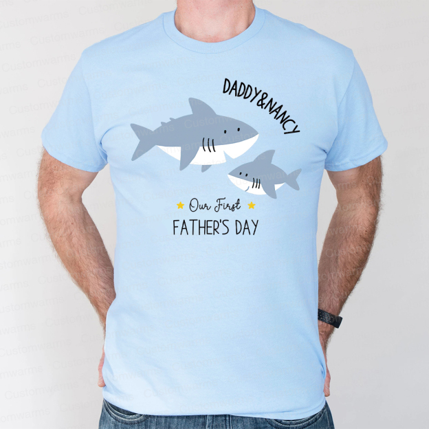 Personalized First Father's Day Daddy and Baby Outfit | CWFamily81