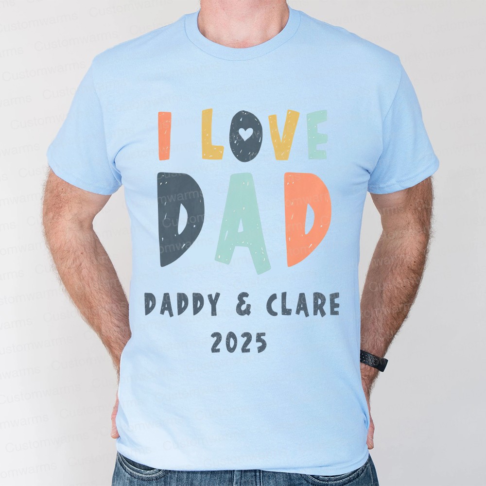 Personalized First Father's Day Daddy and Baby Outfit | CWFamily87