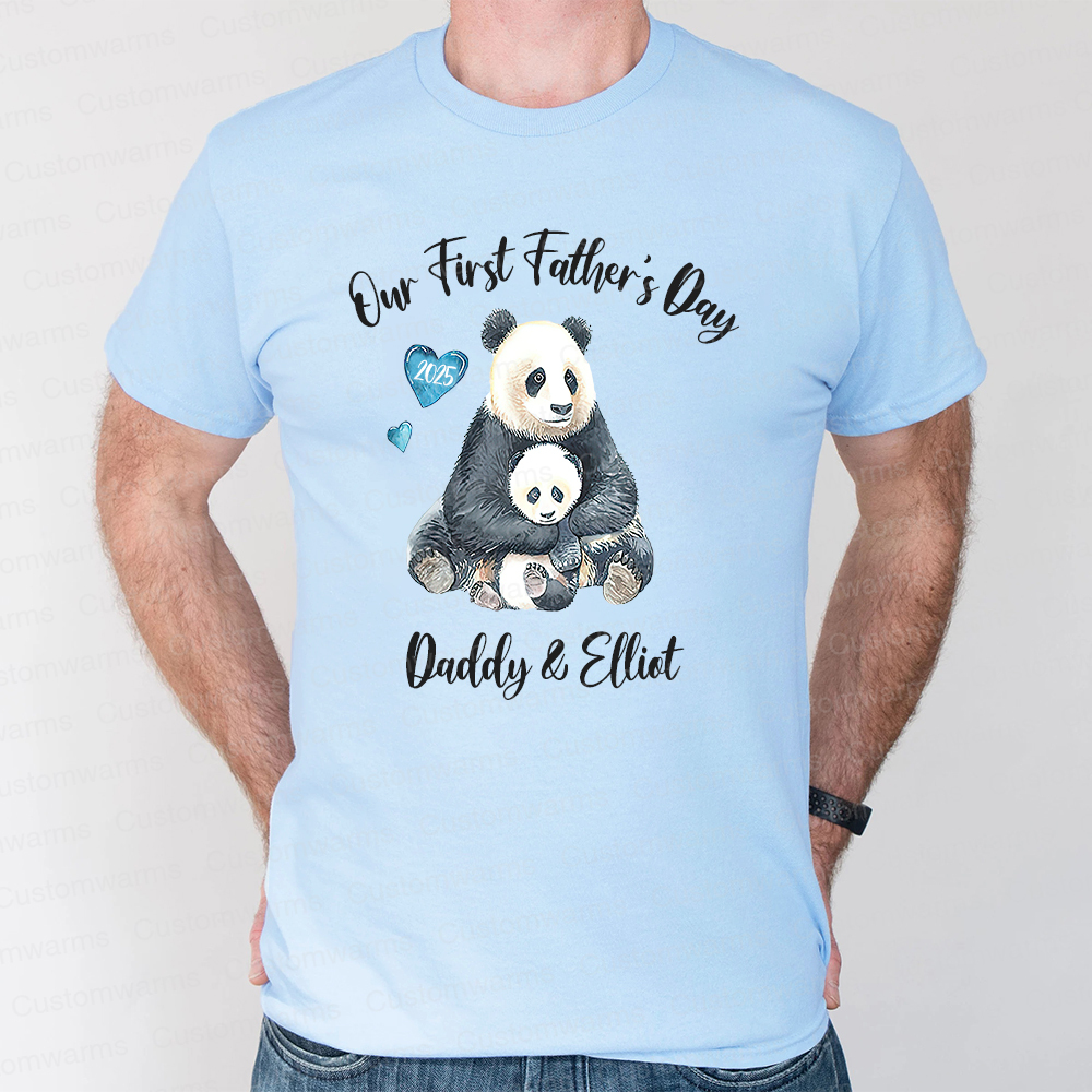 Personalized First Father's Day Daddy and Baby Outfit | CWFamily94