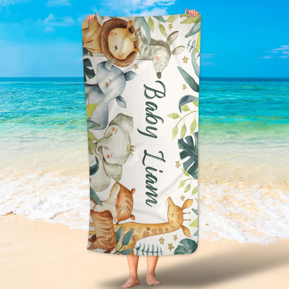 Personalized Lovely Kid Towel for Summer & Beach | CWTowel166