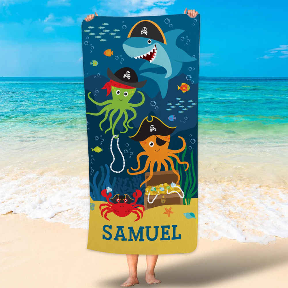 Personalized Lovely Kid Towel for Summer & Beach | CWTowel167