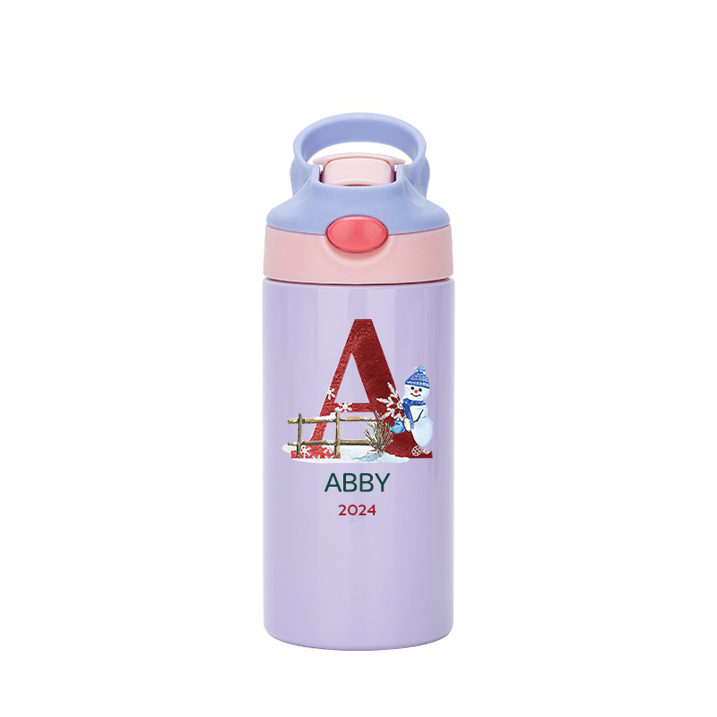 Personalised BPA Free 12oz Kid Water Bottles | YouBottle83
