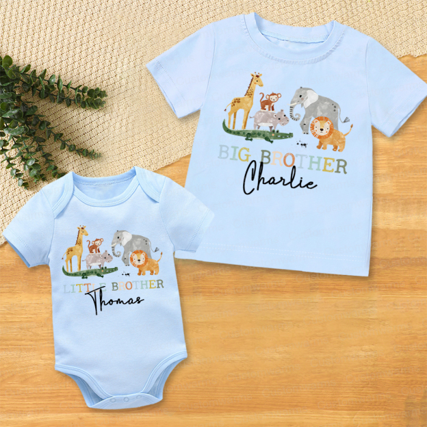 Personalized Matching Sibling Shirts | CWSibling12