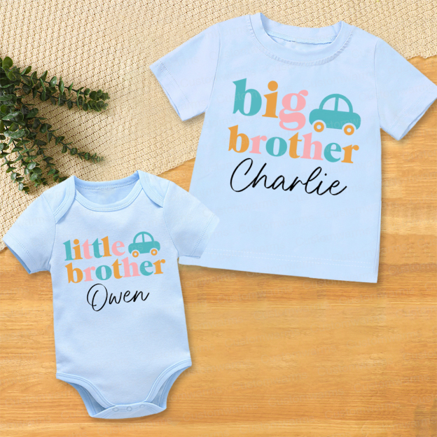 Personalized Matching Sibling Shirts | CWSibling14