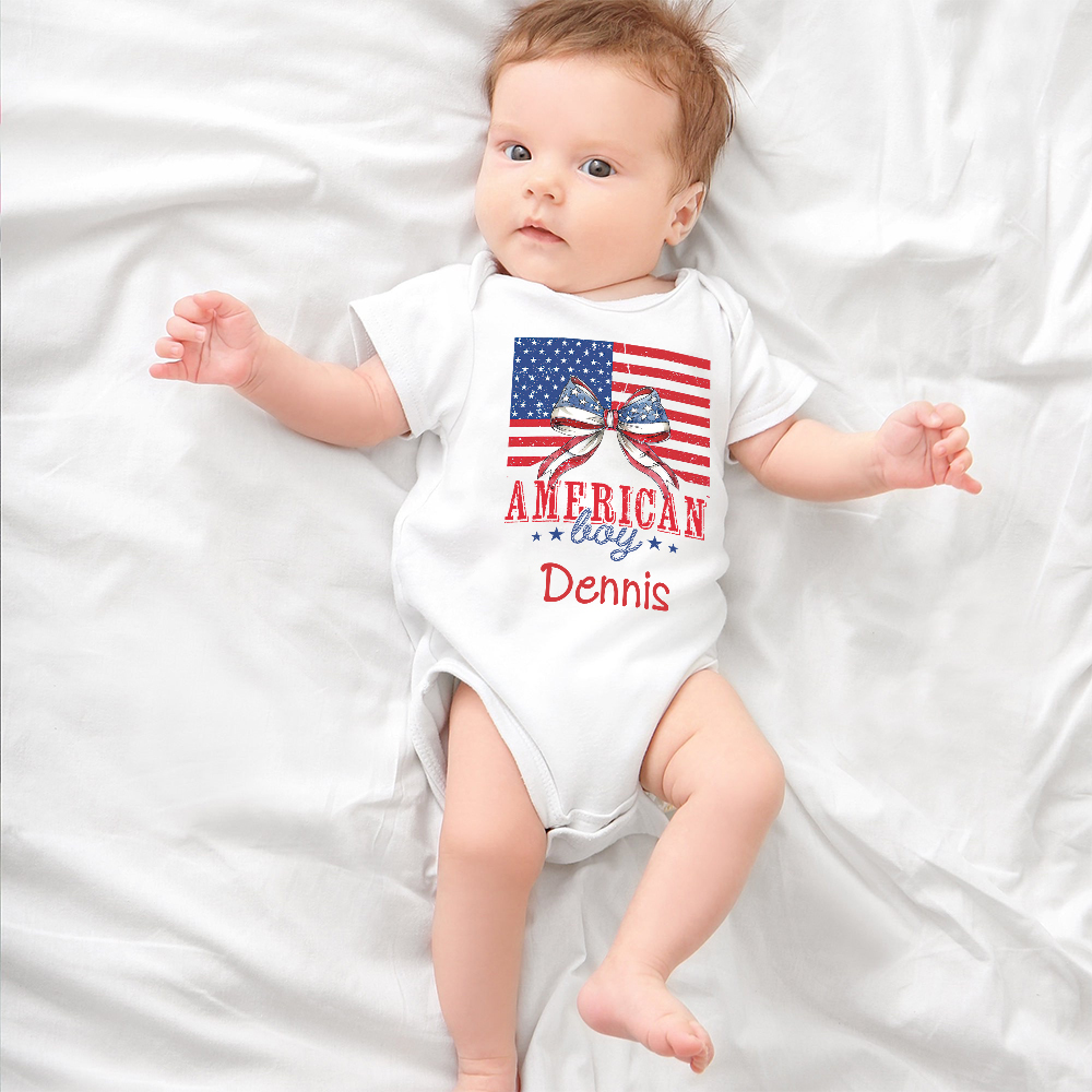 Personalized 4th of July Independence Day Shirts | CWBaby236