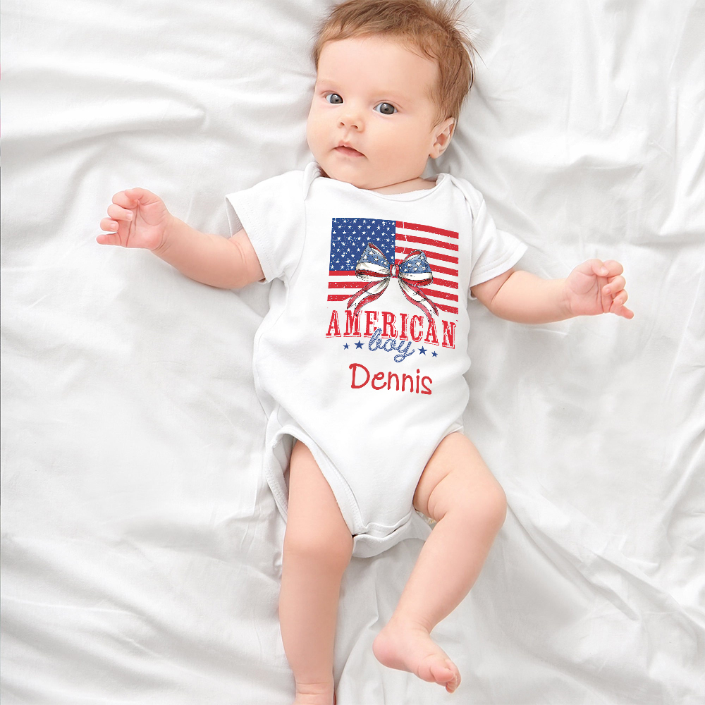 Personalized 4th of July Independence Day Shirts | CWBaby236