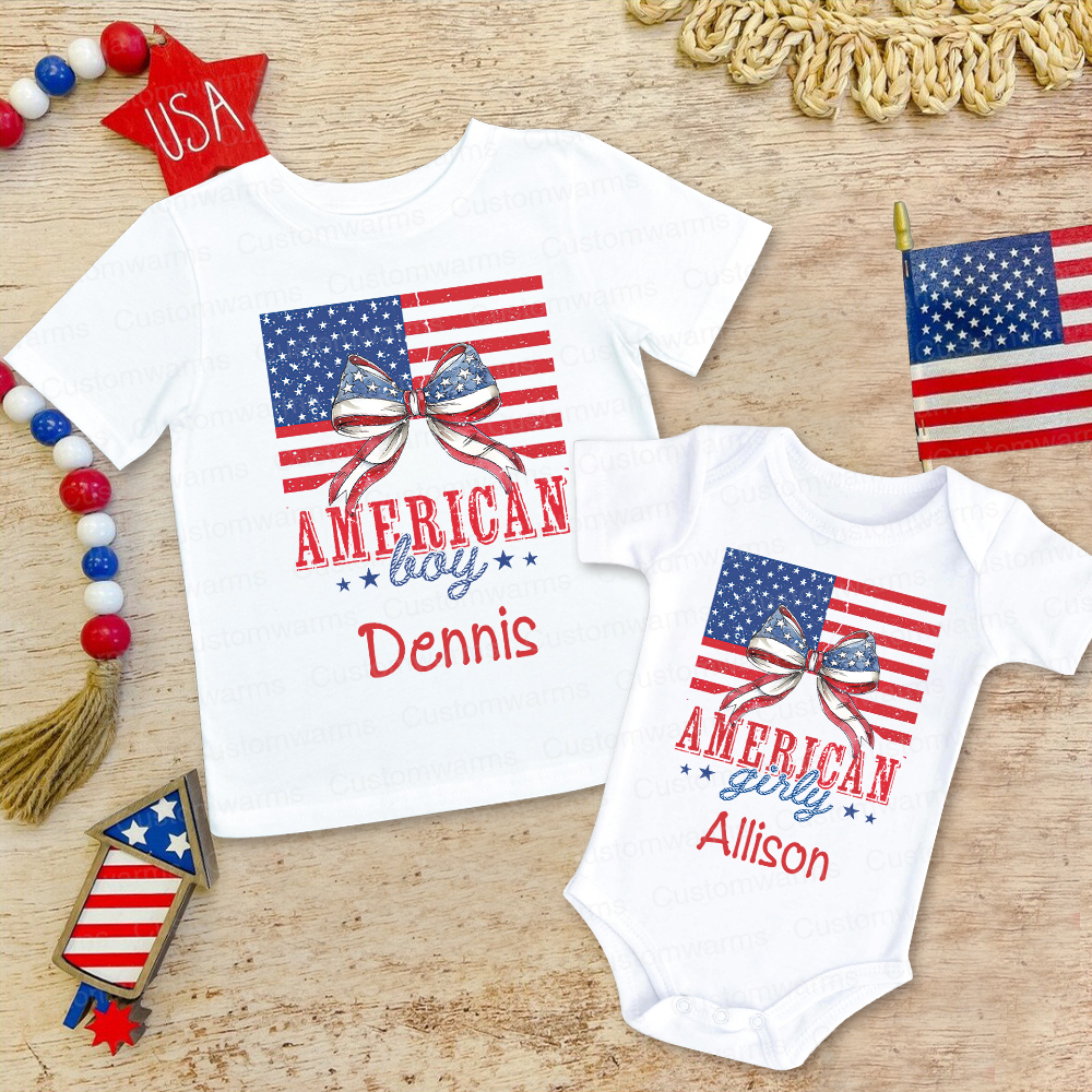 Personalized 4th of July Independence Day Shirts | CWBaby236