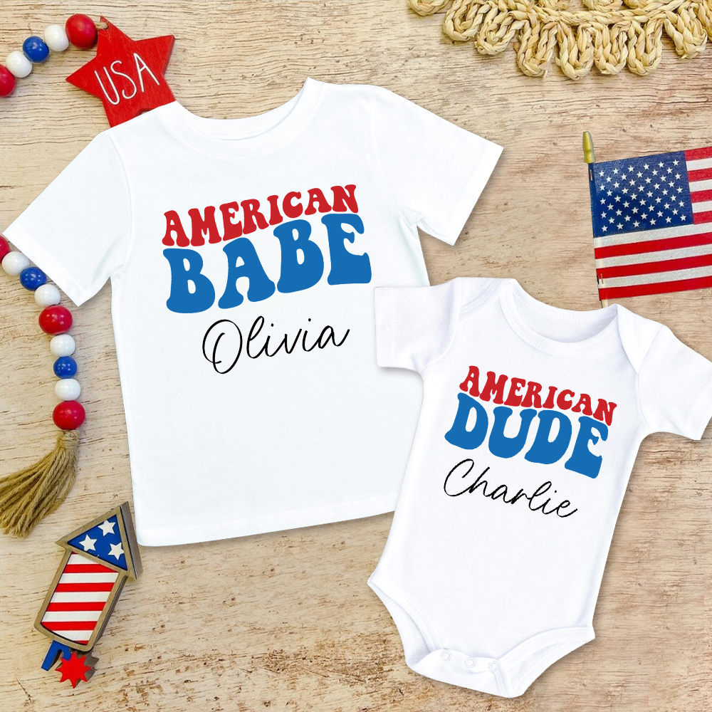 Personalized 4th of July Independence Day Shirts | CWBaby237
