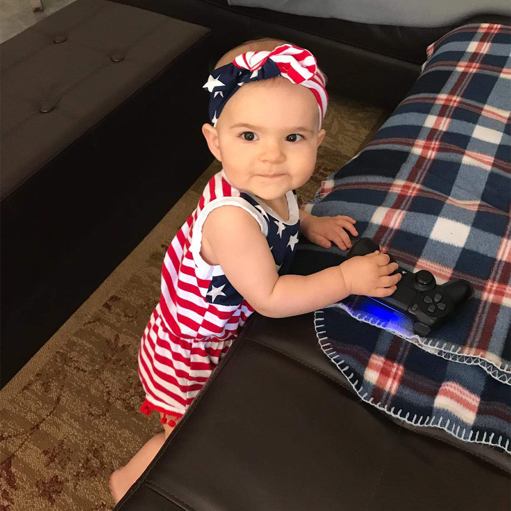 Personalized 4th of July Independence Day Romper | CWBaby238