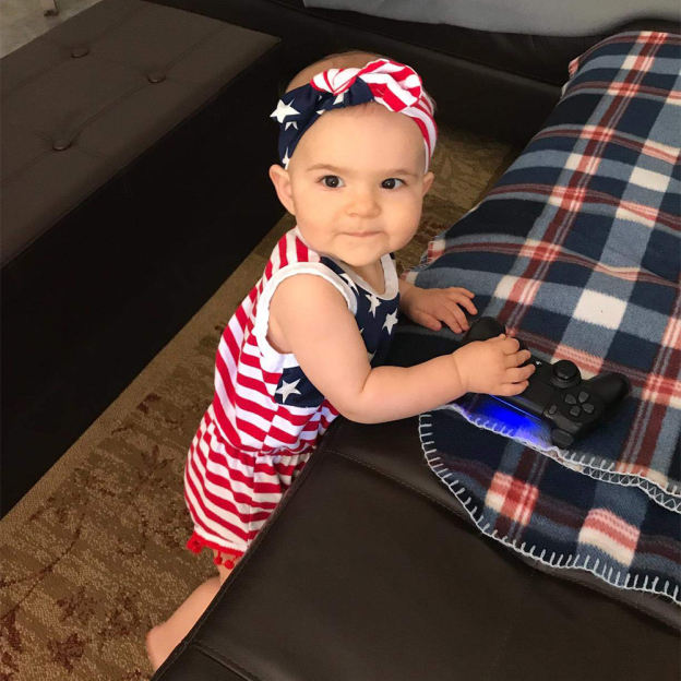 Personalized 4th of July Independence Day Romper | CWBaby238