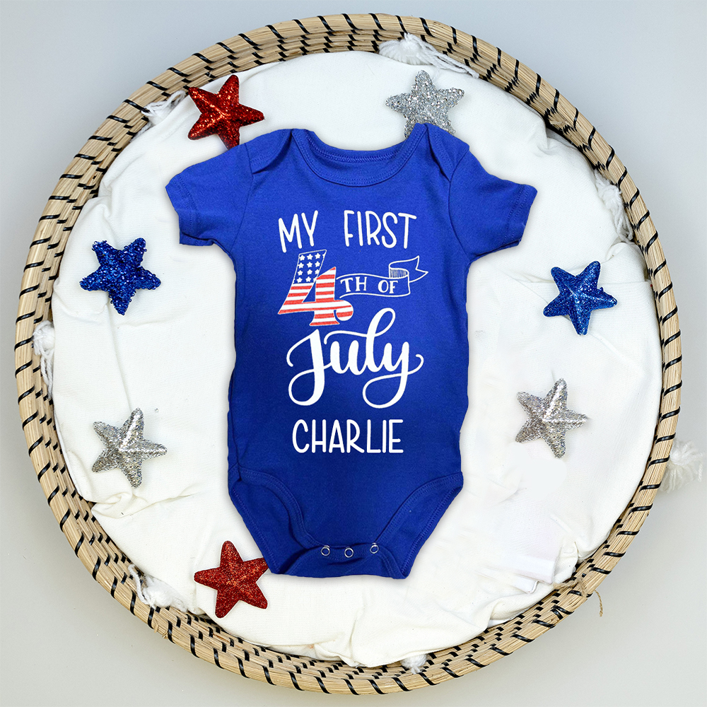 Personalized 4th of July Independence Day Romper | CWBaby239