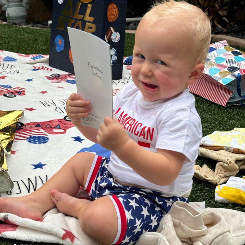 Personalized Boys The 4th Of July Shirt and Shorts Set  | CWBaby240