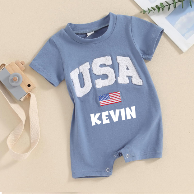 Personalized 4th of July Independence Day Romper | CWBaby247
