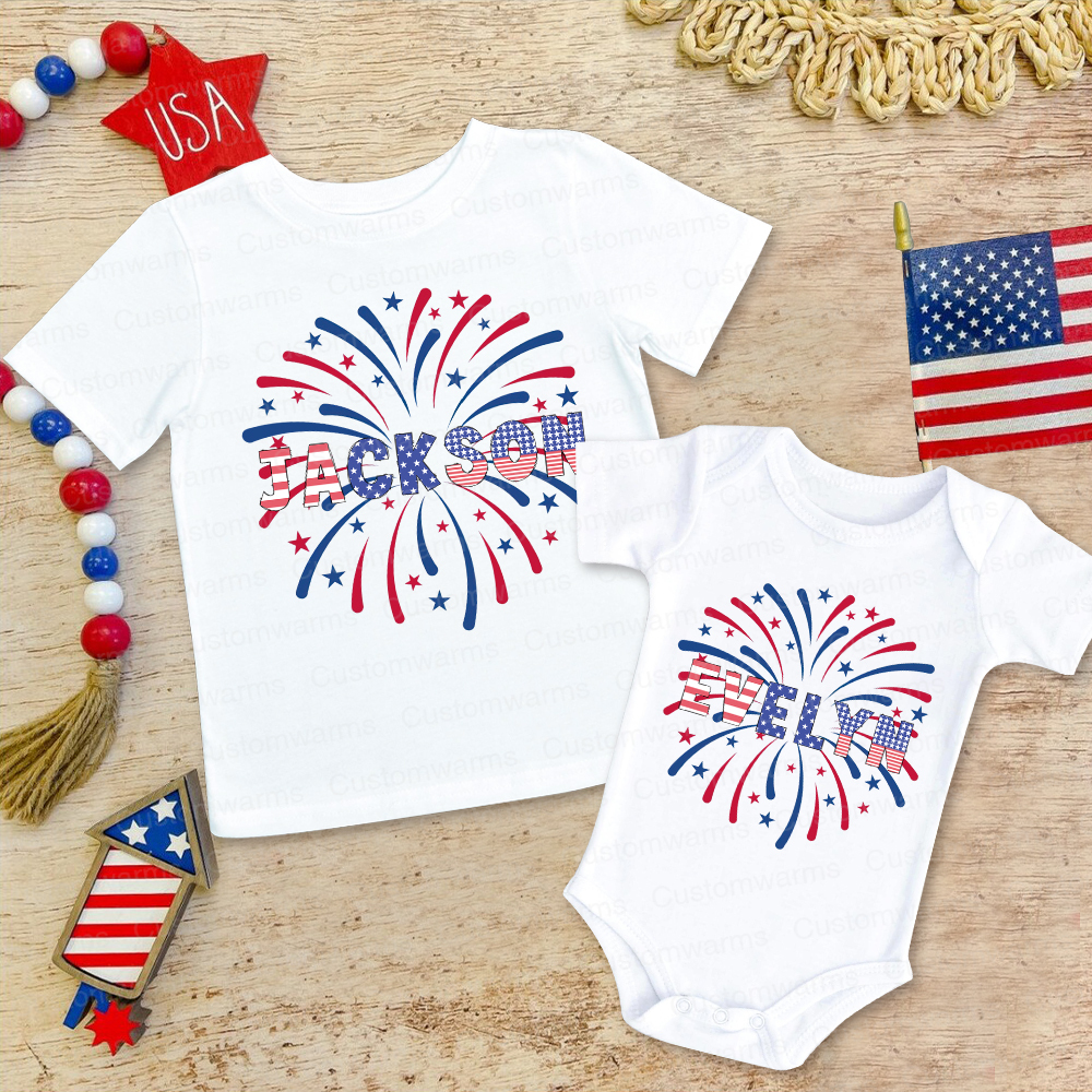 Personalized 4th of July Independence Day Shirts | CWBaby252