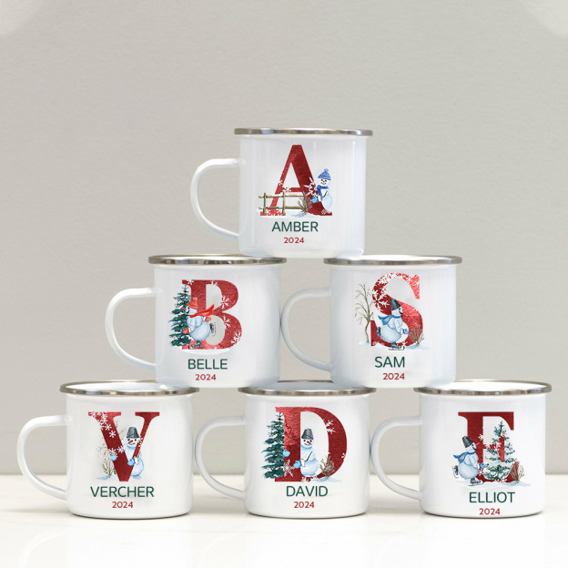 Personalized 12oz Christmas Mugs for Kids  | KidMug49