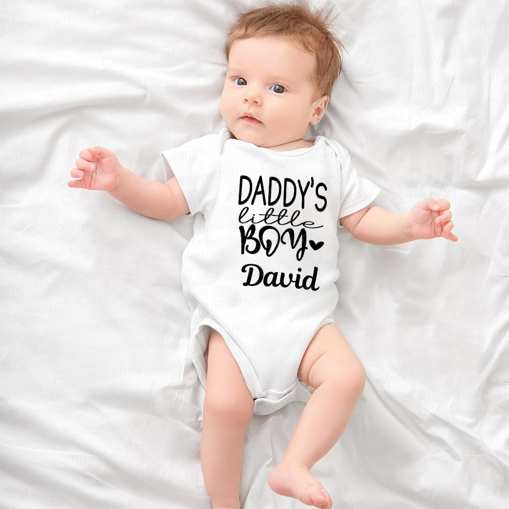Personalized First Father's Day Daddy and Me Outfit | CWFamily112