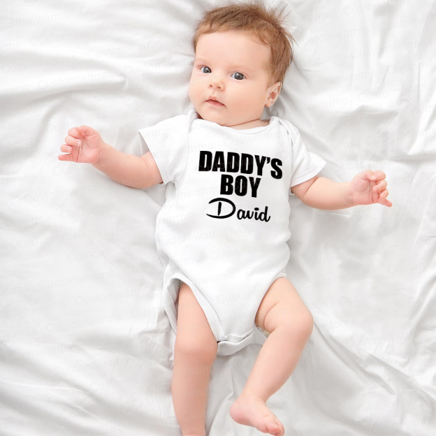 Personalized First Father's Day Daddy and Me Outfit | CWFamily113