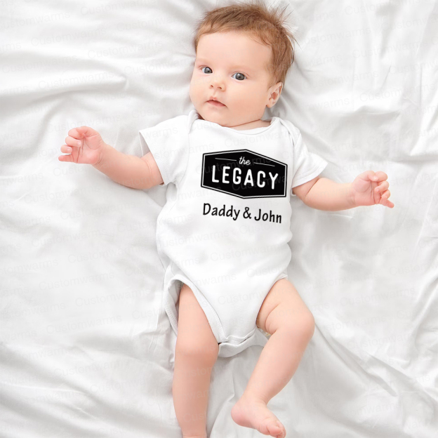 Personalized First Father's Day Daddy and Me Outfit | CWFamily116