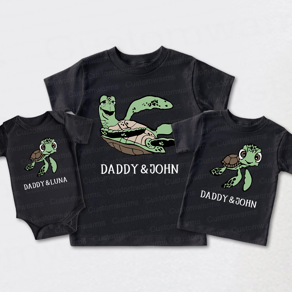 Personalized First Father's Day Daddy and Me Outfit | CWFamily117