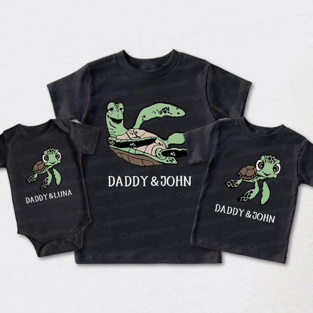 Personalized First Father's Day Daddy and Me Outfit | CWFamily117