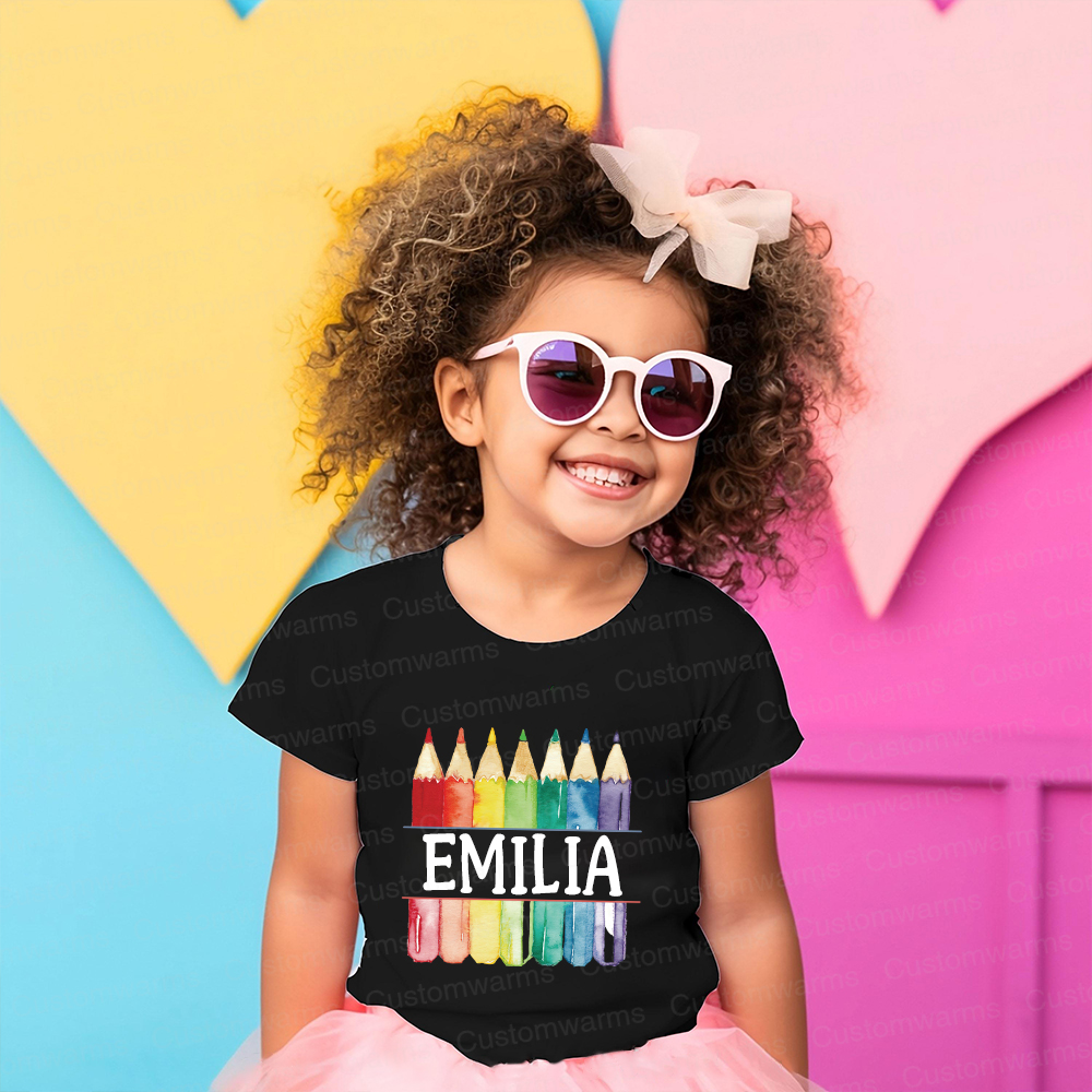Personalized First Day Of Back To School Shirt | CWSchool01