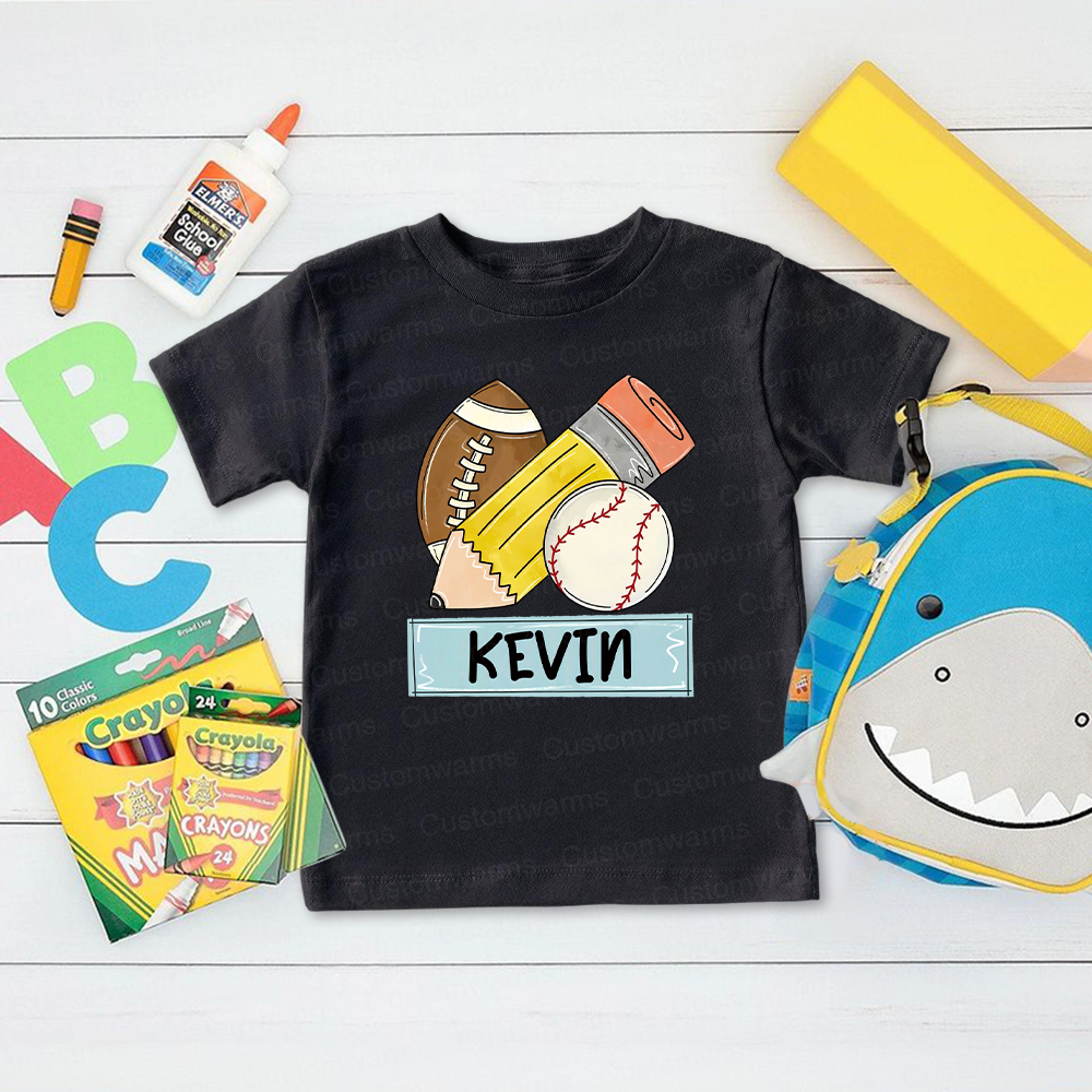 Personalized First Day Of Back To School Shirt | CWSchool08