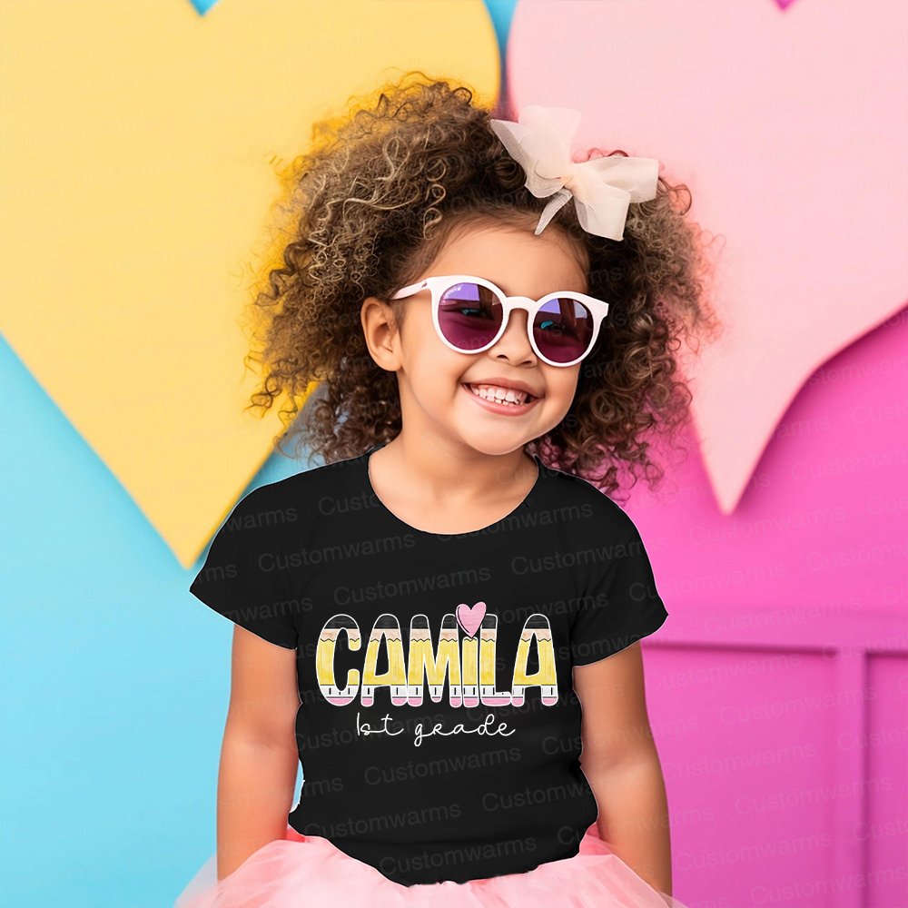 Personalized First Day Of Back To School Shirt | CWSchool09