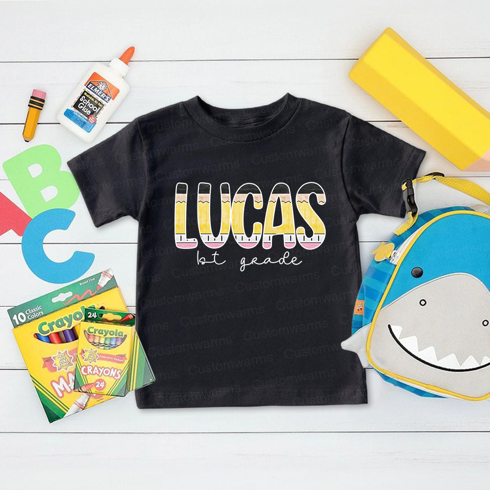 Personalized First Day Of Back To School Shirt | CWSchool09