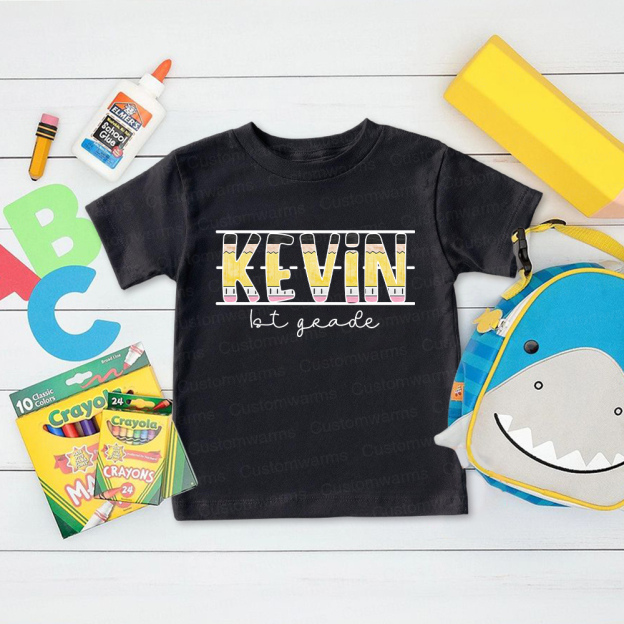 Personalized First Day Of Back To School Shirt | CWSchool10