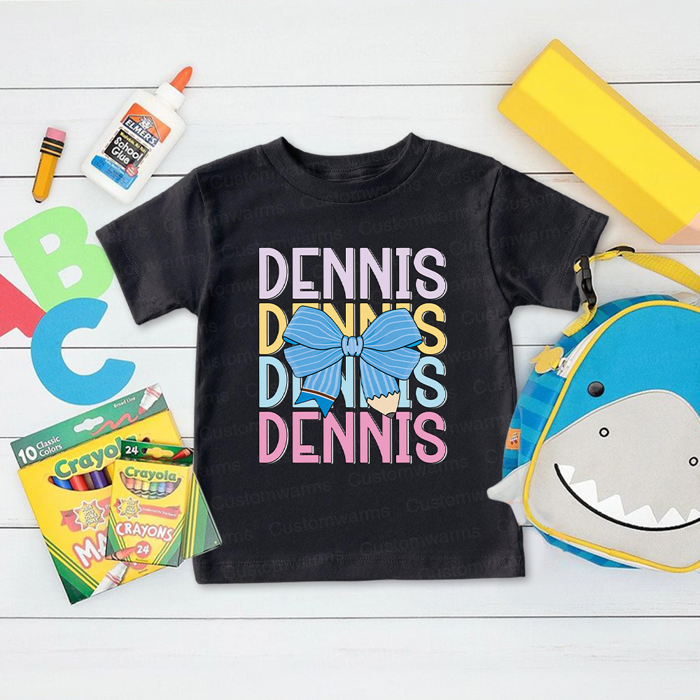 Personalized First Day Of Back To School Shirt | CWSchool11