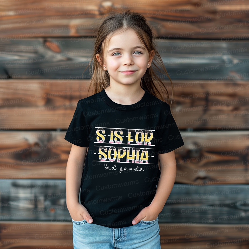 Personalized First Day Of Back To School Shirt | CWSchool12