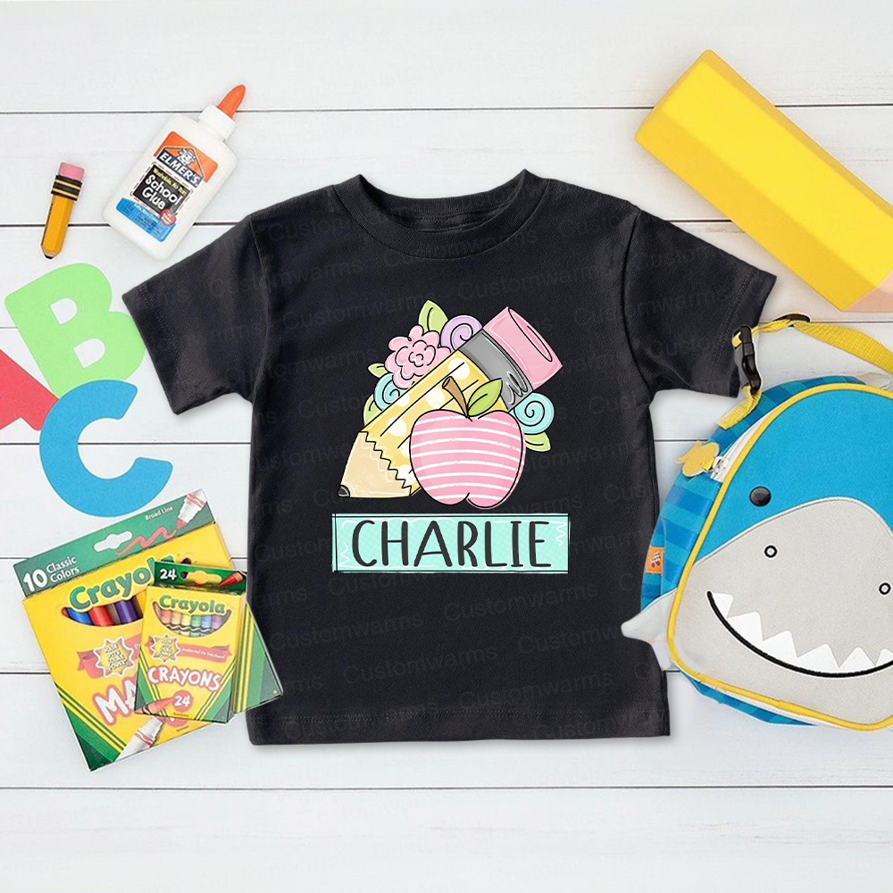Personalized First Day Of Back To School Shirt | CWSchool13