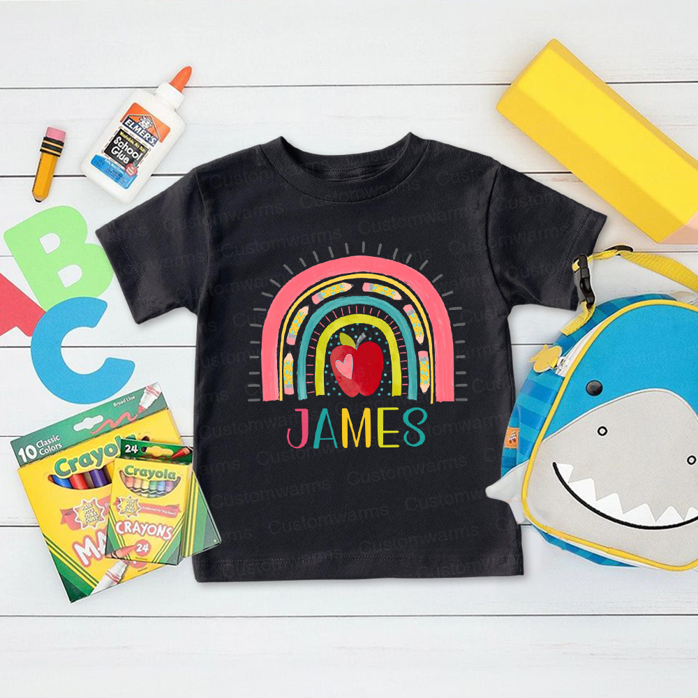 Personalized First Day Of Back To School Shirt | CWSchool14
