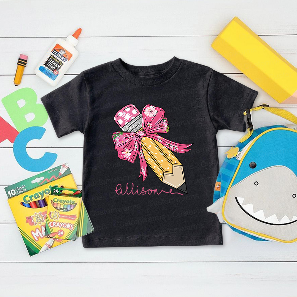 Personalized First Day Of Back To School Shirt | CWSchool15