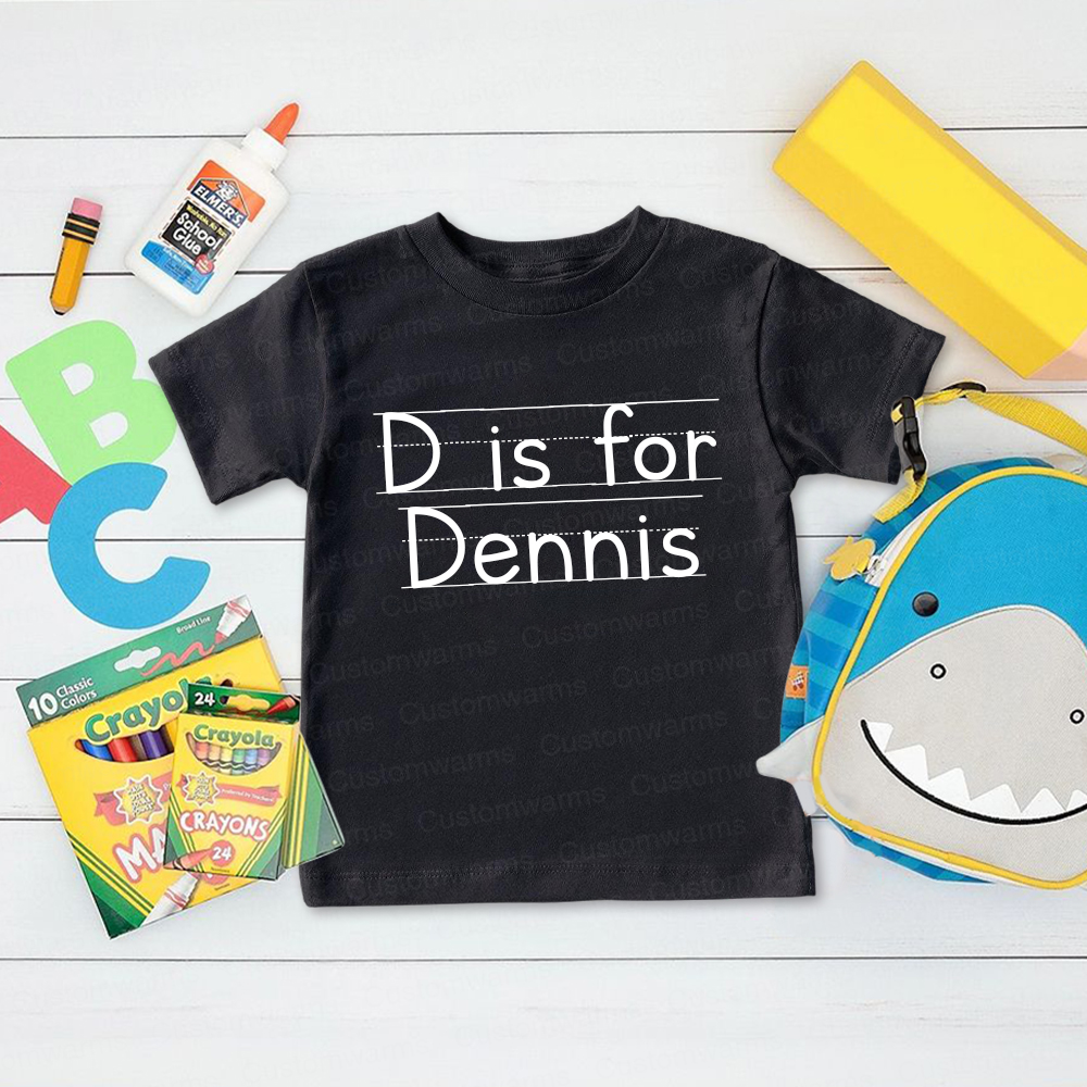 Personalized First Day Of Back To School Shirt | CWSchool20