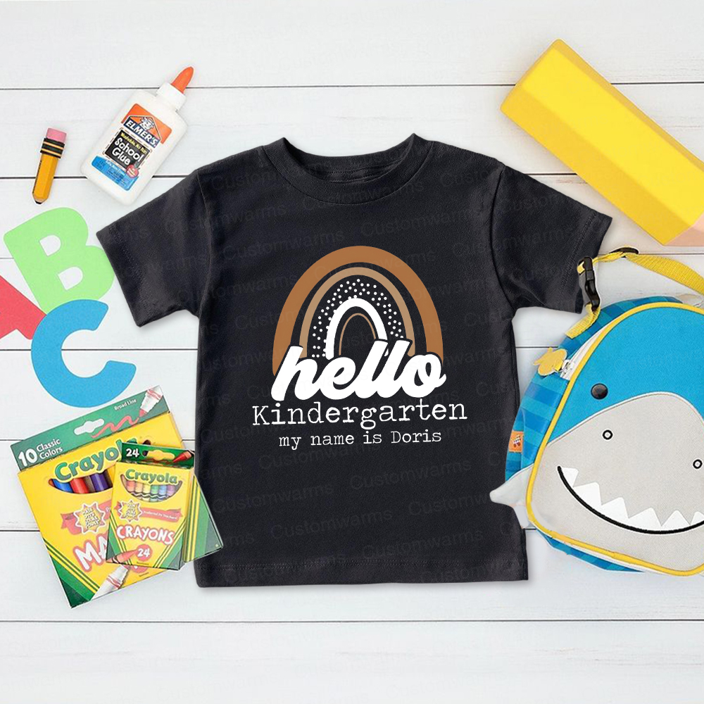 Personalized First Day Of Back To School Shirt | CWSchool21
